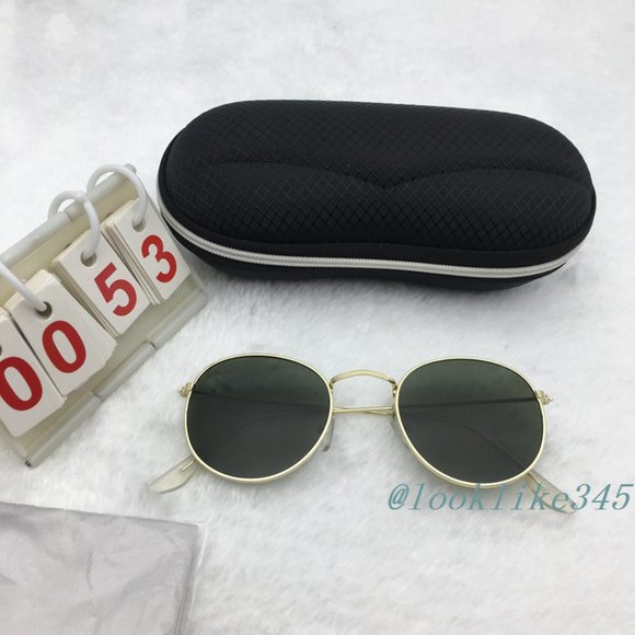 Other - Vintage metallic frame dark green lenses sunglasses